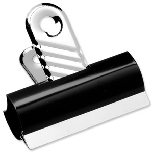 5 Star Grip Clips Metal Width 60mm Black [Pack 10]