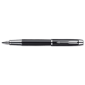 Parker IM Fountain Pen Black Chrome Trim Ref S0856270