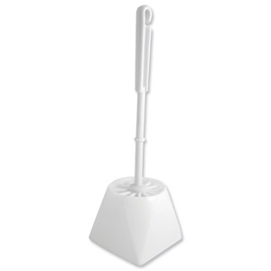 Bentley Toilet Brush Set with Holder White Ref P3302