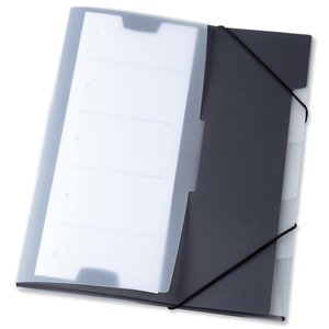 Durable Office Coach Five Part Index File Graphite Ref 2475/57 [Pack 5]