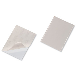 Durable Pocketfix Self Adhesive Top Opening A4 Ref 8096 [Pack 25]