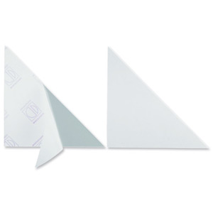 Durable Cornerfix Corner Filing Pockets Soft PVC Self-adhesive 175mm Ref 8083 [Pack 8]