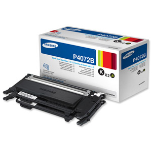 Samsung Laser Toner Cartridge Page Life 2x1500pp Black Ref CLT-P4072B/ELS [Pack 2]