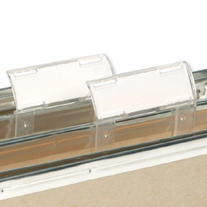 Elba Verticfile Tabs Plastic For Suspension Files Clear Ref 100330216 [Pack 50]