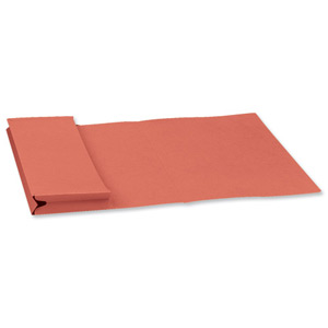 Guildhall Legal Document Wallet Full Flap 315gsm W356xH254mm Orange Ref PW3-ORGZ [Pack 50]