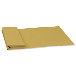 Guildhall Legal Document Wallet Full Flap 315gsm W356xH254mm Yellow Ref PW3-YLWZ [Pack 50]