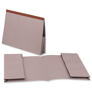 Guildhall Legal Wallet Double 35mm Pocket Reinforced Manilla 315gsm Foolscap Buff Ref 218-BUFZ [Pack 25]