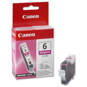 Canon BCI-6PM Ink Tank Cartridge Photo Magenta Ref 4710A002