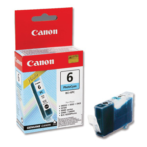 Canon BCI-6PC Ink Tank Cartridge Photo Cyan Ref 4709A002