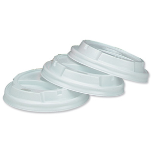 Benders Vented Lids for 8oz 230ml Vending Cups Ref B01306 [Pack 100]