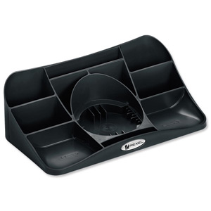 Rexel Agenda2 Desk Tidy W286xD153xH92mm Charcoal Ref 2101028