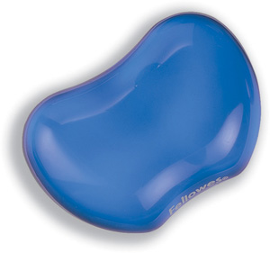 Fellowes Crystal Flex Rest Gel Blue Ref 91177-72