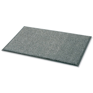 Door Mat Dust and Moisture Control Polypropylene 900mmx1500mm Black and White