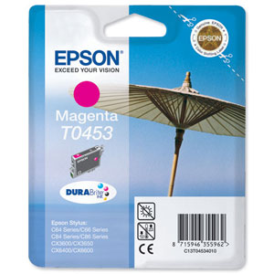 Epson Durabrite Inkjet Cartridge Page Life 250pp Magenta Ref T045340