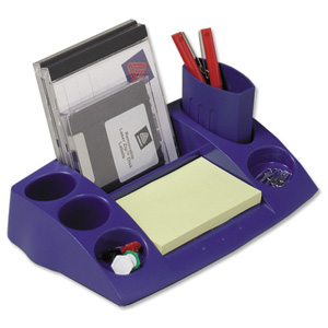 Avery DTR Desk Tidy W270xD152xH55mm Blue Ref DR400BLU