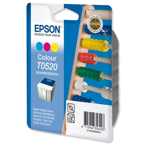 Epson Inkjet Cartridge Page Life 300pp Colour Ref T052040