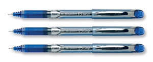 Pilot V5 Rollerball Pen Rubber Grip Needle Point 0.5mm Tip 0.3mm Line Blue Ref BXGPNV503 [Pack 12]