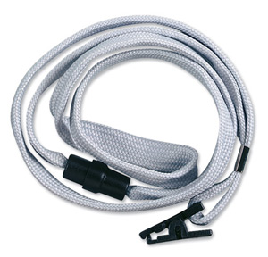 Durable Necklace Textile with Safety Closure for Name Badges 440mm Grey Ref 8119 [Pack 10]