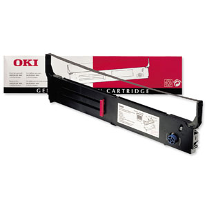OKI Ribbon Cassette Fabric Nylon Black [for 4410] Ref 40629303