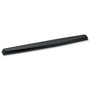 Fellowes Crystal Keyboard Wrist Rest Gel Black Ref 9112201