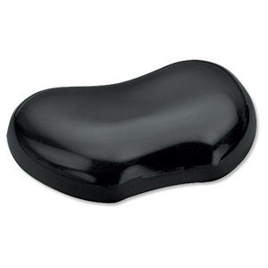Fellowes Crystal Flex Rest Gel Black Ref 9112301