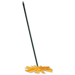 Cloth Mop Colour Coded Thick Absorbent Strands Yellow