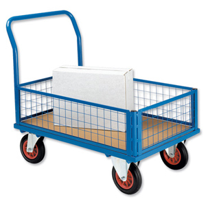 Platform Truck Mesh Panel Blue