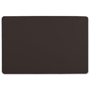 Durable Desk Mat Contoured Edge W530xD400mm Black Ref 7102/01
