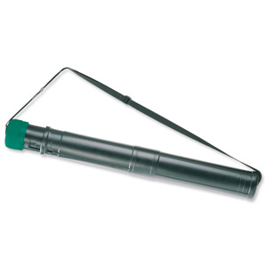 Linex Drawing Tube Telescopic with Locking Caps and Carry Strap Large Diam.75mm L700-1240mm Ref LXMDT124