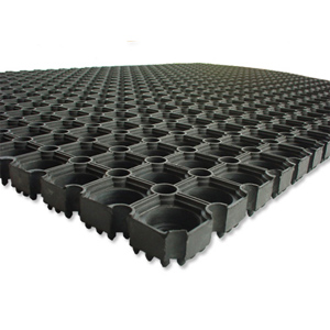 Door Mat Indoor and Outdoor Rubber 800x1200mm Black