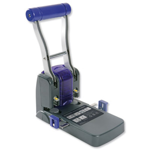 Rapesco 1100 Punch Heavy-duty 2-Hole Capacity 100x 80gsm Black Ref 0247
