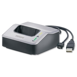 Philips 9120 Docking Station Download and Recharge for Digital Pocket Memo 9370 Ref LFH9120/00