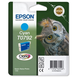 Epson Inkjet Cartridge 51g Cyan [for Stylus Photo 1400] Ref T07924010