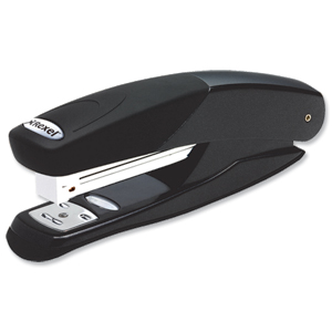 Rexel Stapler Torador Full Strip Metal Rubber Base and Cap Capacity 25 Sheets Black Ref 2101204