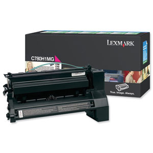 Lexmark Laser Toner Cartridge Return Program High Yield 10000pp Magenta [for C78x X782] Ref C780H1MG