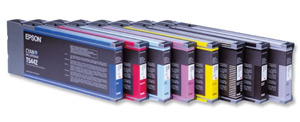 Epson Inkjet Cartridge 220ml Yellow [for Stylus color Pro 4000 9600] Ref T544400