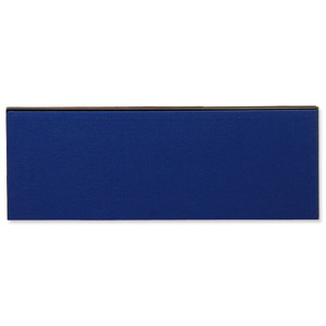 Trexus Desktop Screen Lightweight Linkable 1150X400mm Blue Ref EO1150/400mmB