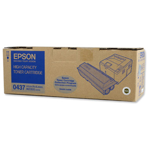Epson S050437 Laser Toner Cartridge High Yield Black Ref C13S050437