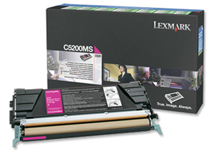 Lexmark C520/30 Return Program Laser Toner Cartridge Page Life 1500pp Magenta Ref C5200MS