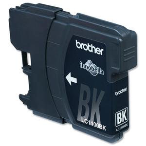 Brother Inkjet Cartridge Page Life 450pp Black Ref LC1100BK
