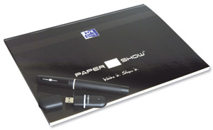 Oxford Papershow Digital Writing Starter Kit USB with Bluetooth Pen Ring Binder Case and Paper Ref 10000 Ident: 335B