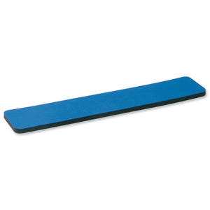 5 Star Wrist Rest with 6mm Rubber Sponge Backing Blue