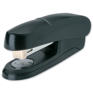 Rapesco P20 Shimma Premium Stapler Half-strip for No.24/6 26/6 Throat 52mm Black Ref 0925