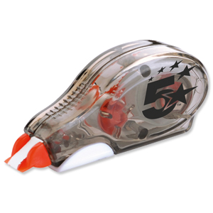 5 Star Mini Correction Tape Roller 4.2mmx5m [Pack 10]