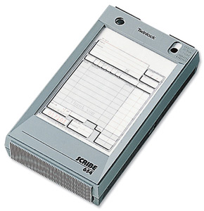 Twinlock Scribe 654 Counter Sales Receipt Business Form 2-Part 165x102mm Ref 71295 [Pack 100]