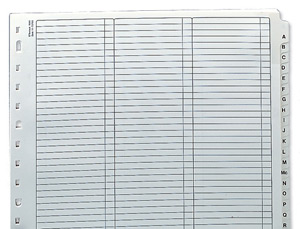 Twinlock V4 Variform A-Z Indexes Ref 75700 [Pack 25]